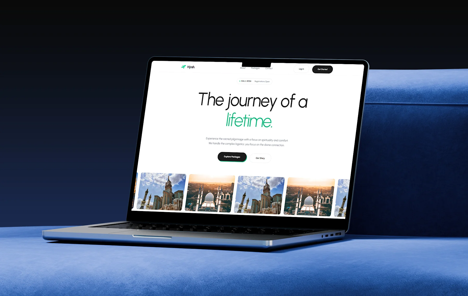 The Hijrah Portal interface