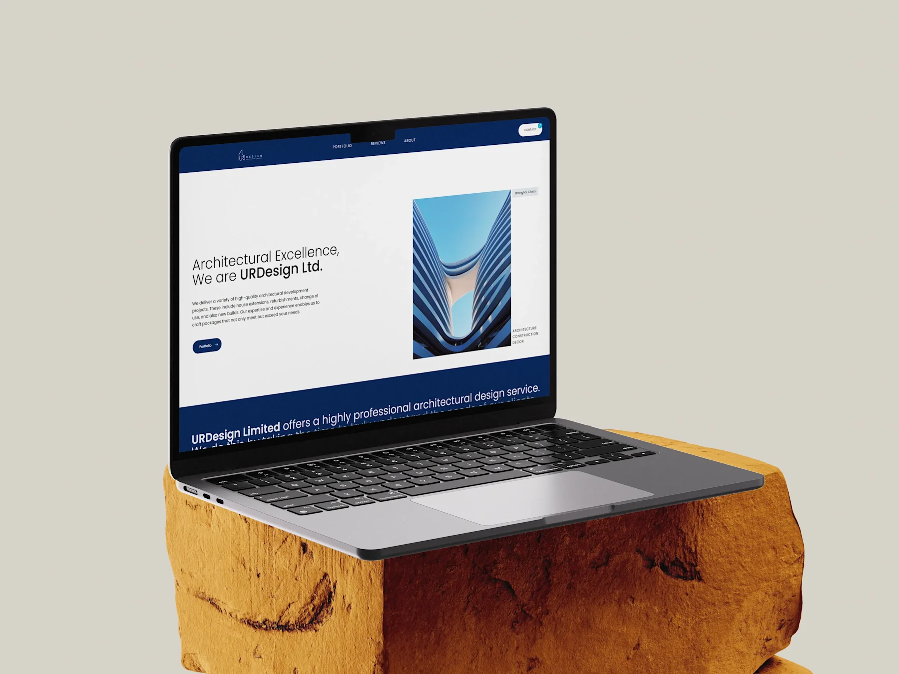 The UR Design website